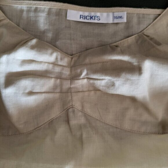 Ricki's Cotton Cropped Tank Top Women’s Size XL - Picture 3 of 9